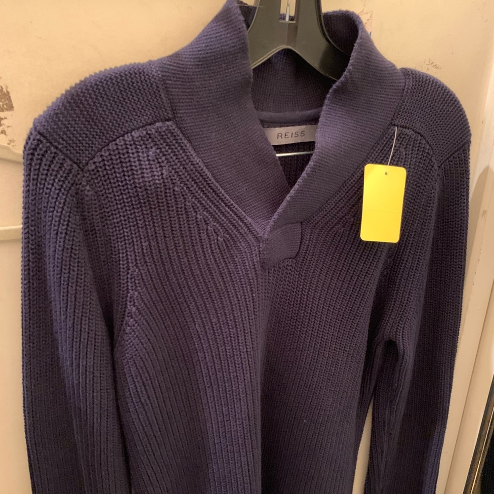 Reiss London Shaw Collar Men’s pullover LARGS S